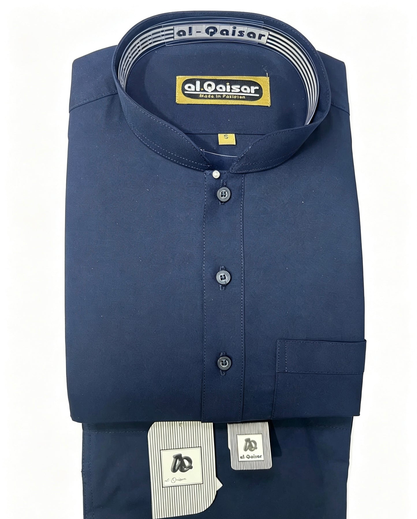 Al-Qaisar Men’s Plain Shalwar kameez NAVY