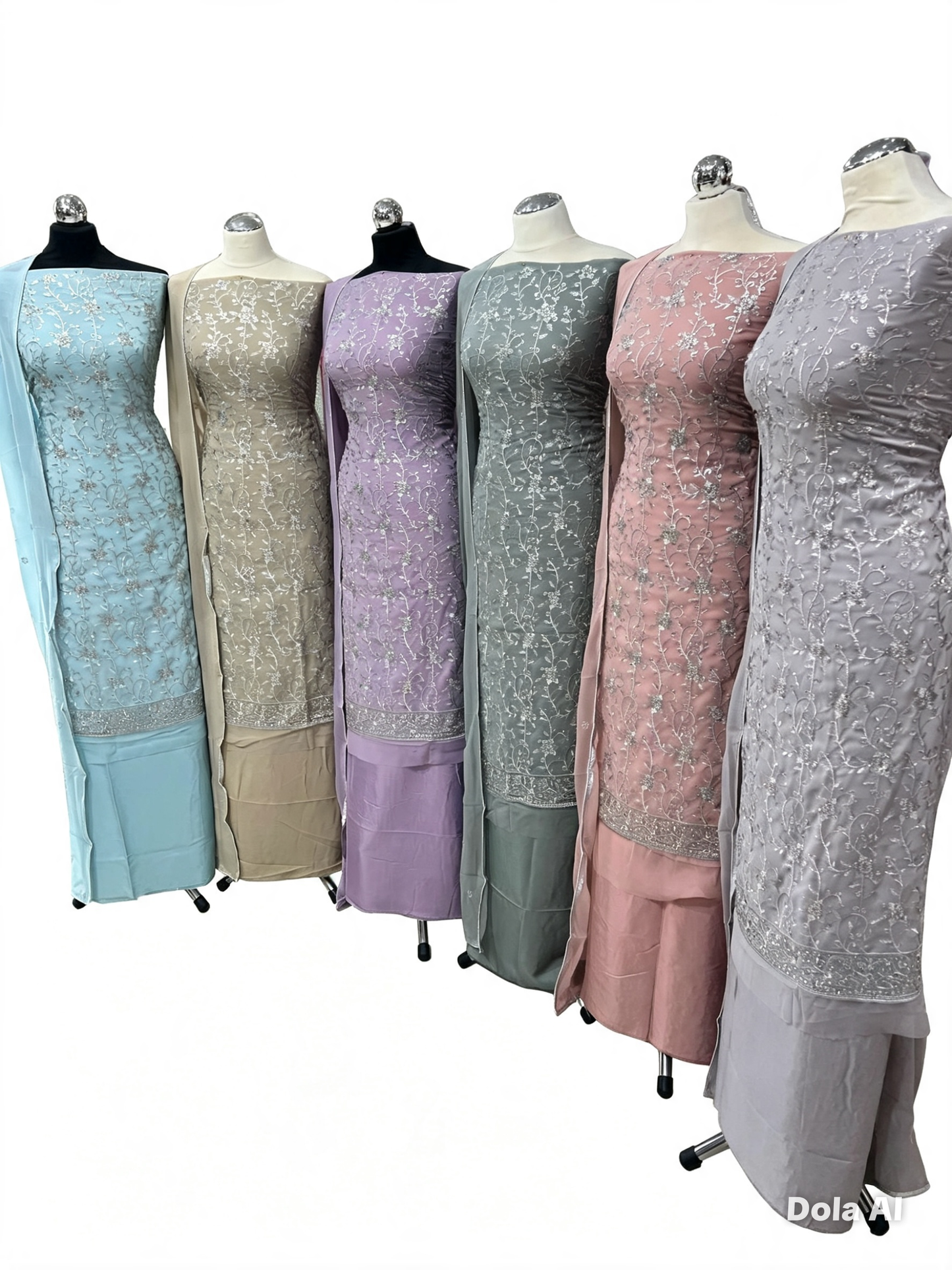 Premium Embroidered Georgette