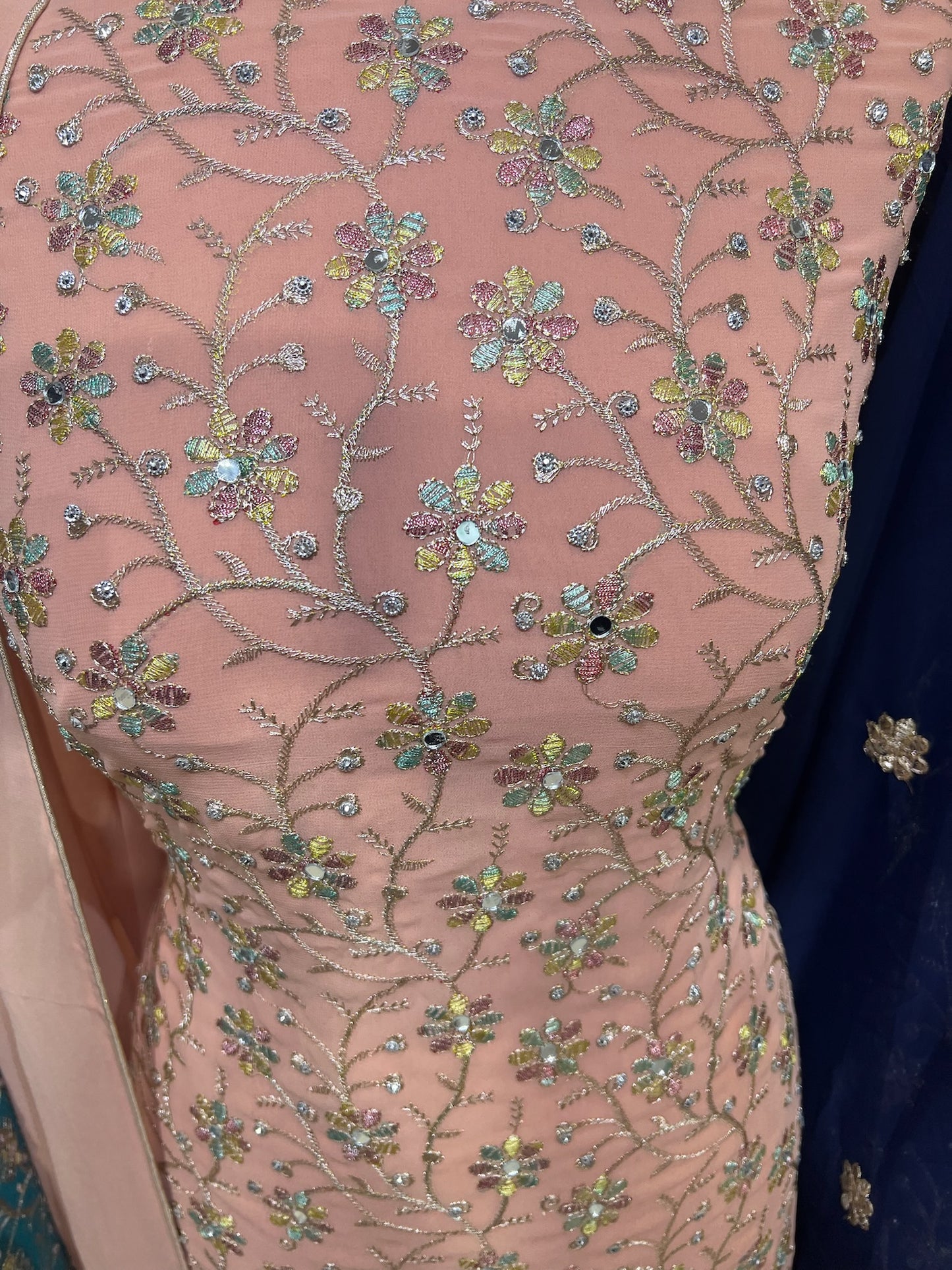 Embroidered Georgette