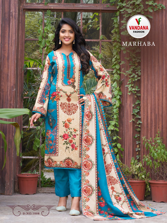 Marhaba Pashmina Digital Print By Vandana Fashion D.NO.1008