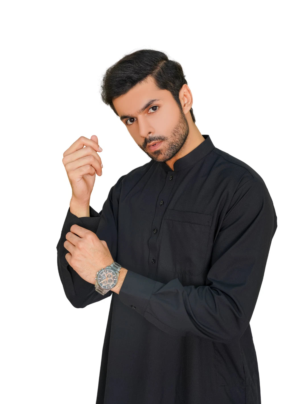 Al-Qaisar Men’s Plain Kurta Trouser Wash And Wear Premium Quailty Fabric