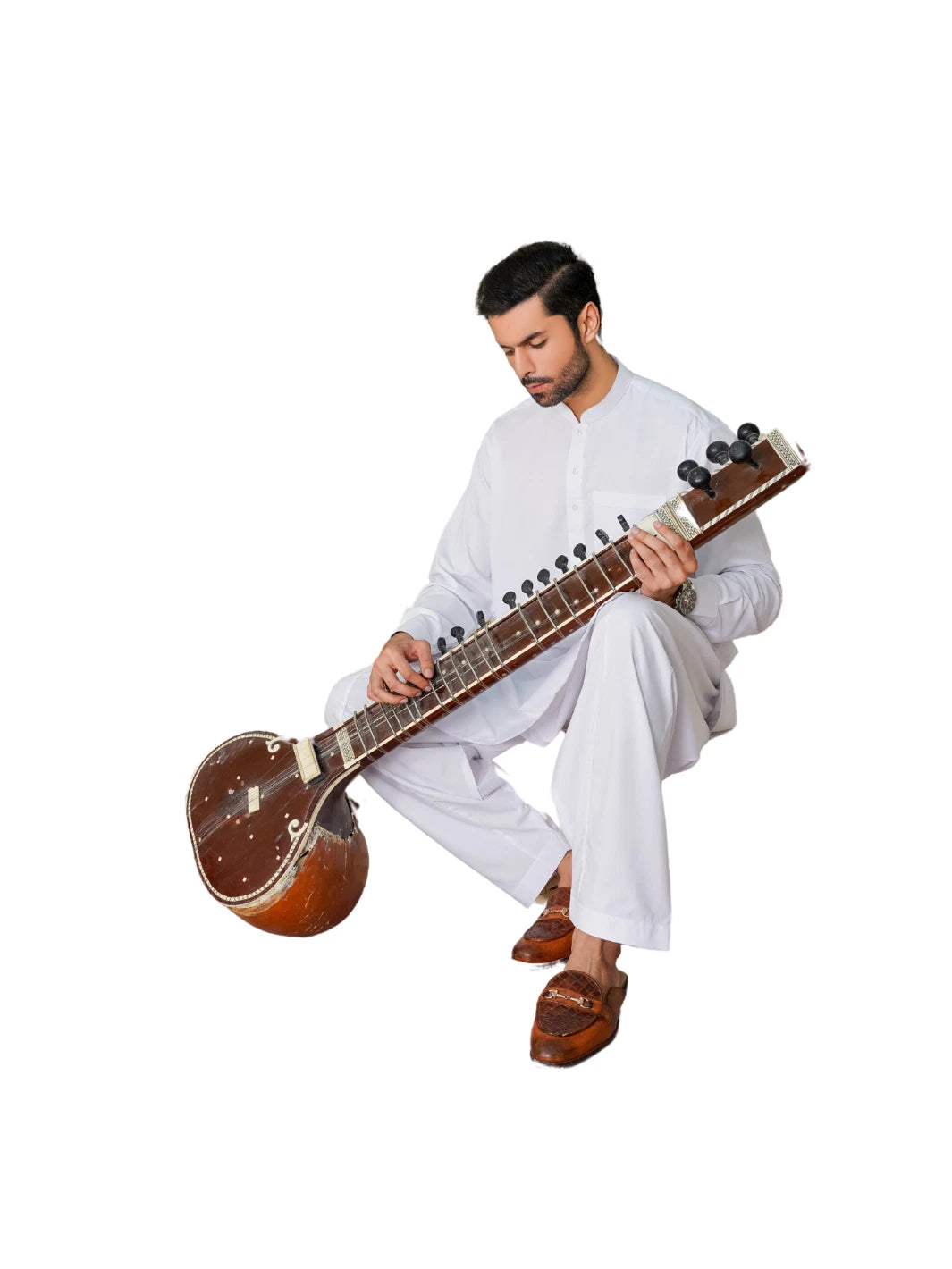Al-Qaisar Men’s Plain Shalwar Kameez Wash And Wear Premium Quailty Fabric