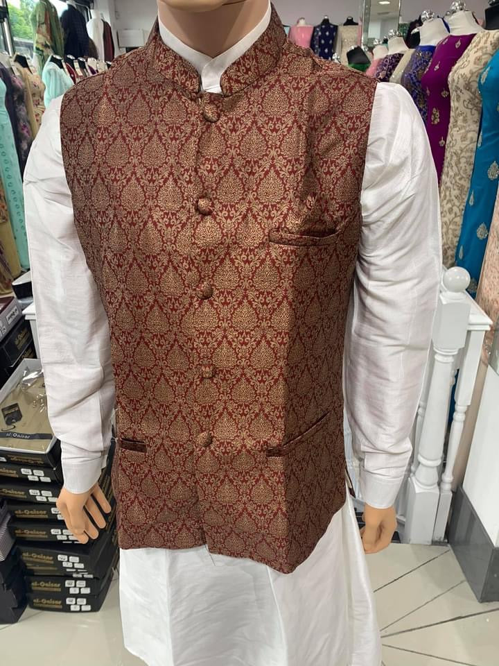 Brocade vests deals